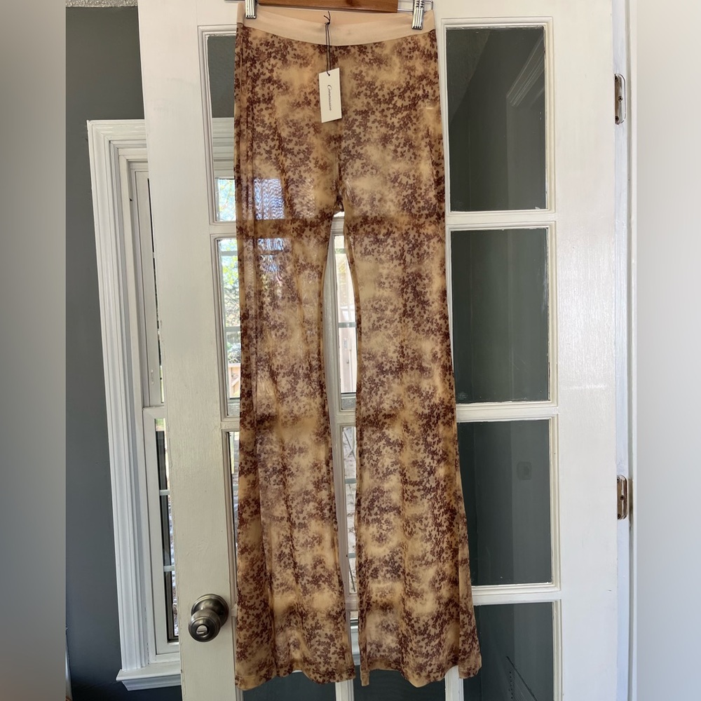 Commission flared mesh trousers - Picture 7 of 9